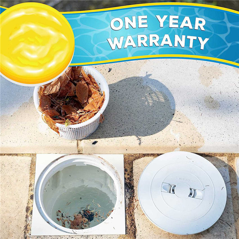 Swimming Pool Skimmer Replacement Basket with Handle, 4 Pack - Above Ground Pool Thru-Wall Skimmer Baskets. 