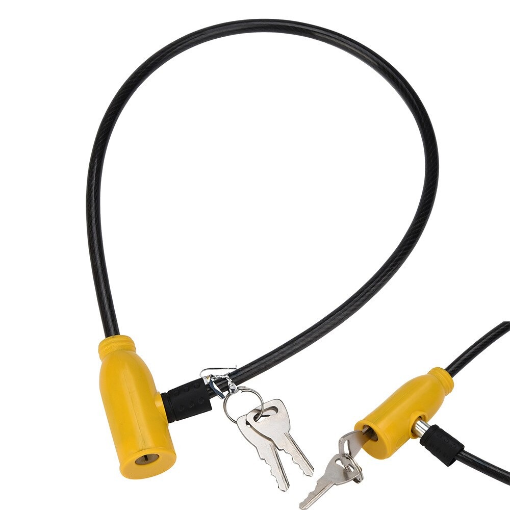 Universal Metal Cycling Safety Lock Anti-Theft Bicycle Lock With 2 Keys. 