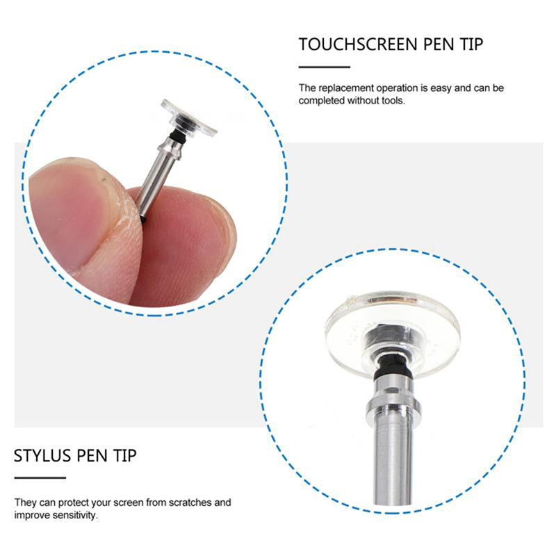 12Pcs Tip Capacitive Stylus Touch Screen Pen Nibs Silicone Pencil Tip. 