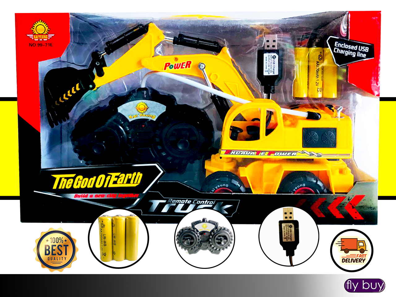 Rechargeable Rotate 360 Degrees Remote 