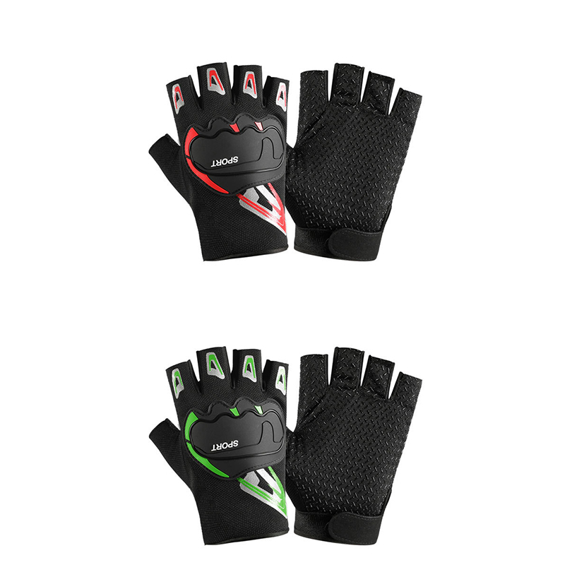 Half Finger Gloves Breathable Non-Slip Gloves Shock Absorption Sports Gloves For Outdoor Riding Fitness Training Cycling Sunlight Mall. 