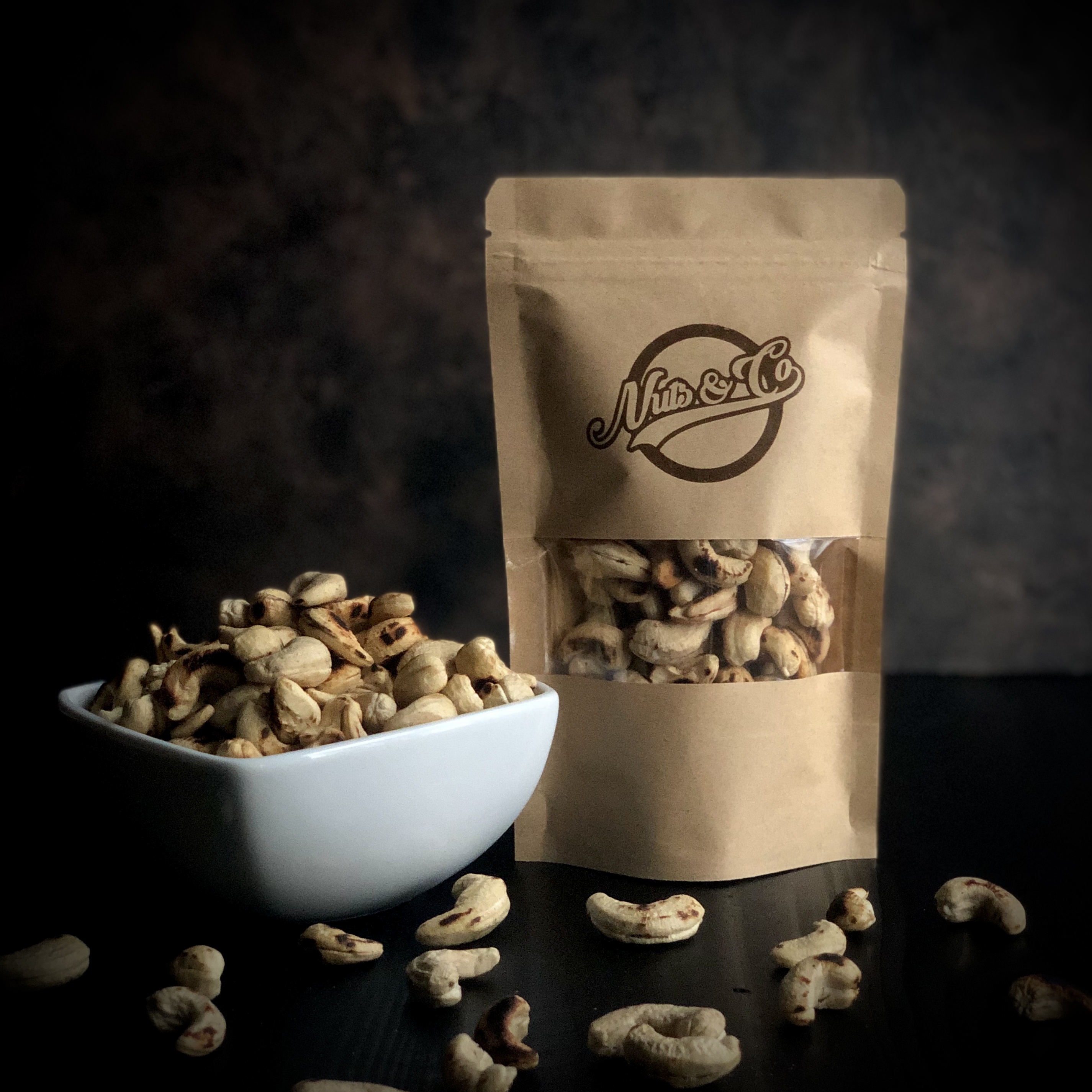 Nuts & Co Srilankan Burnt Cashew Nuts -100g. 