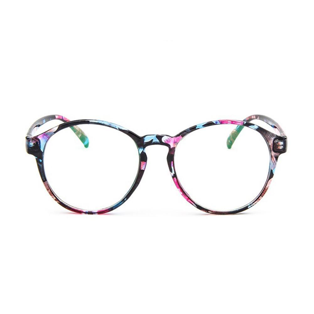 Retro Round Plain Glasses Spectacles Glasses Frame Eyewear Decoration. 
