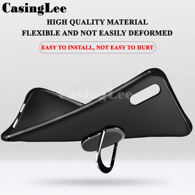 For Tecno Spark 10 Case Soft matte full Protector Shockproof Car Magnetic Holder Ring Phone Cover Casing hp Tecno Spark 10 Phone cases. 