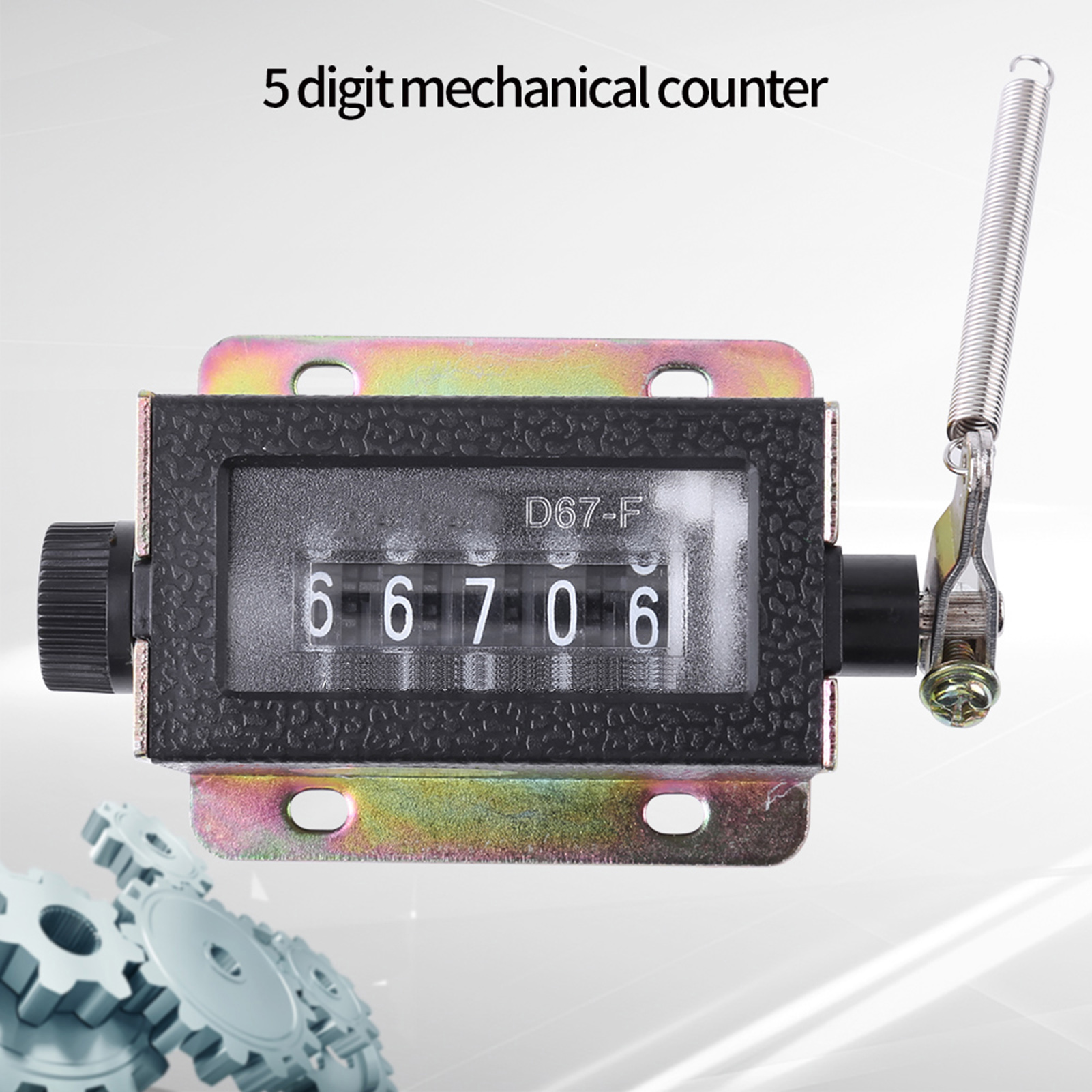 Value Collection - 5 Digit Mechanical & Digital Display Counter | MSC Direct D-70 D70 Mechanical Counter 5-Digit Punch Machine Design Resettabl