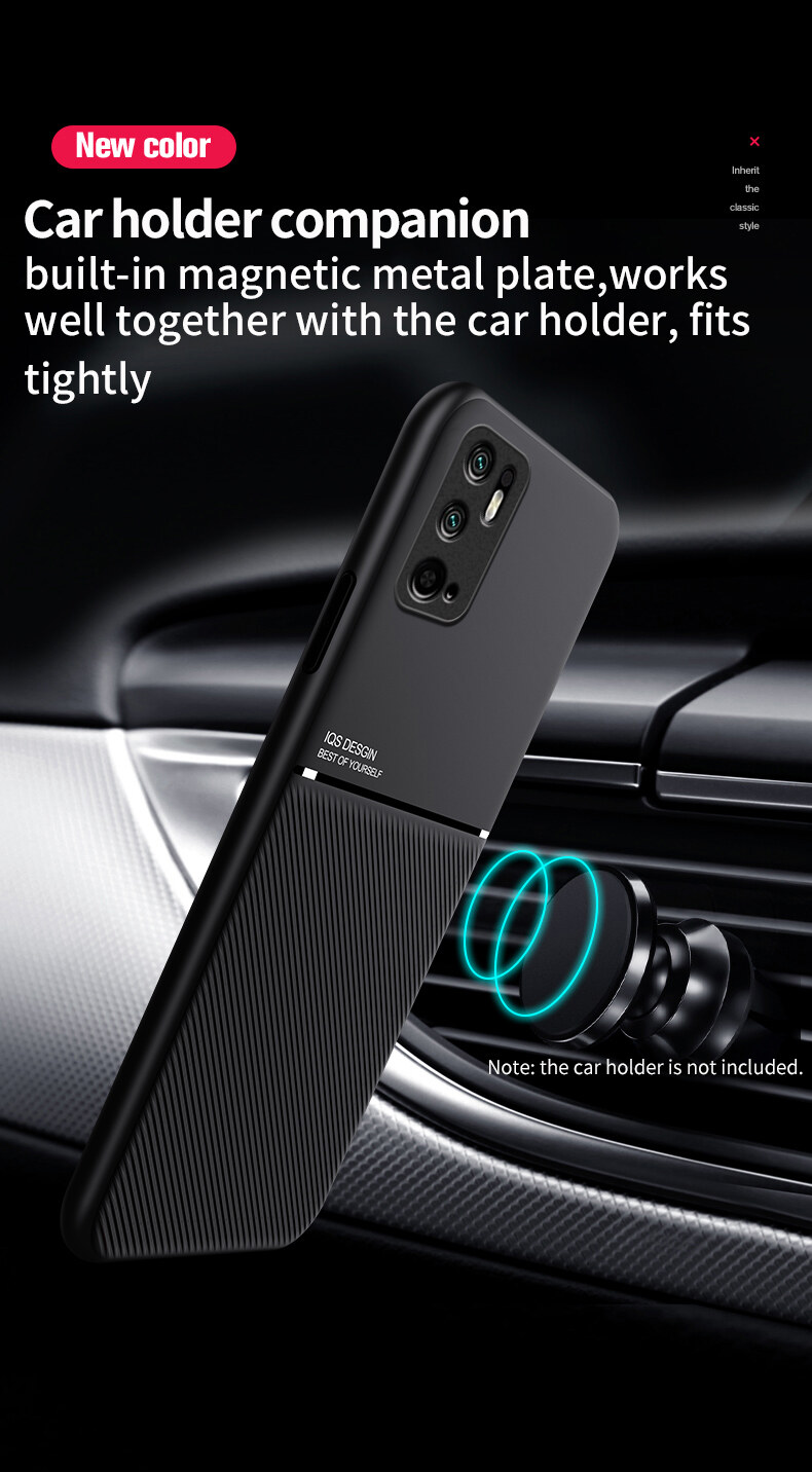 Case For Xiaomi Redmi Note 10 5G / Poco M3 Pro Casing Anti-fall Soft Non-slip Silicone Grain Back Cover. 