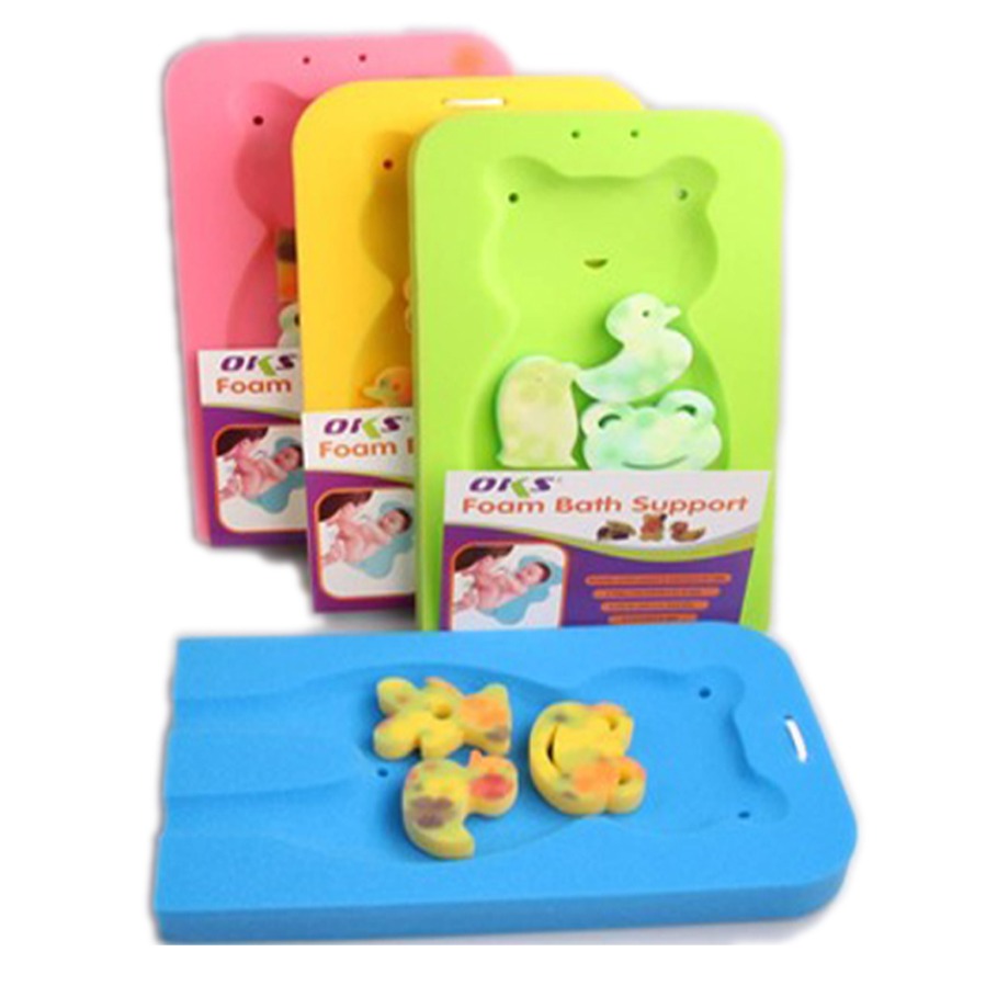 Baby Bath Sponges Baby Shower Bath Tub Pad Bath Sponges Mat Bath