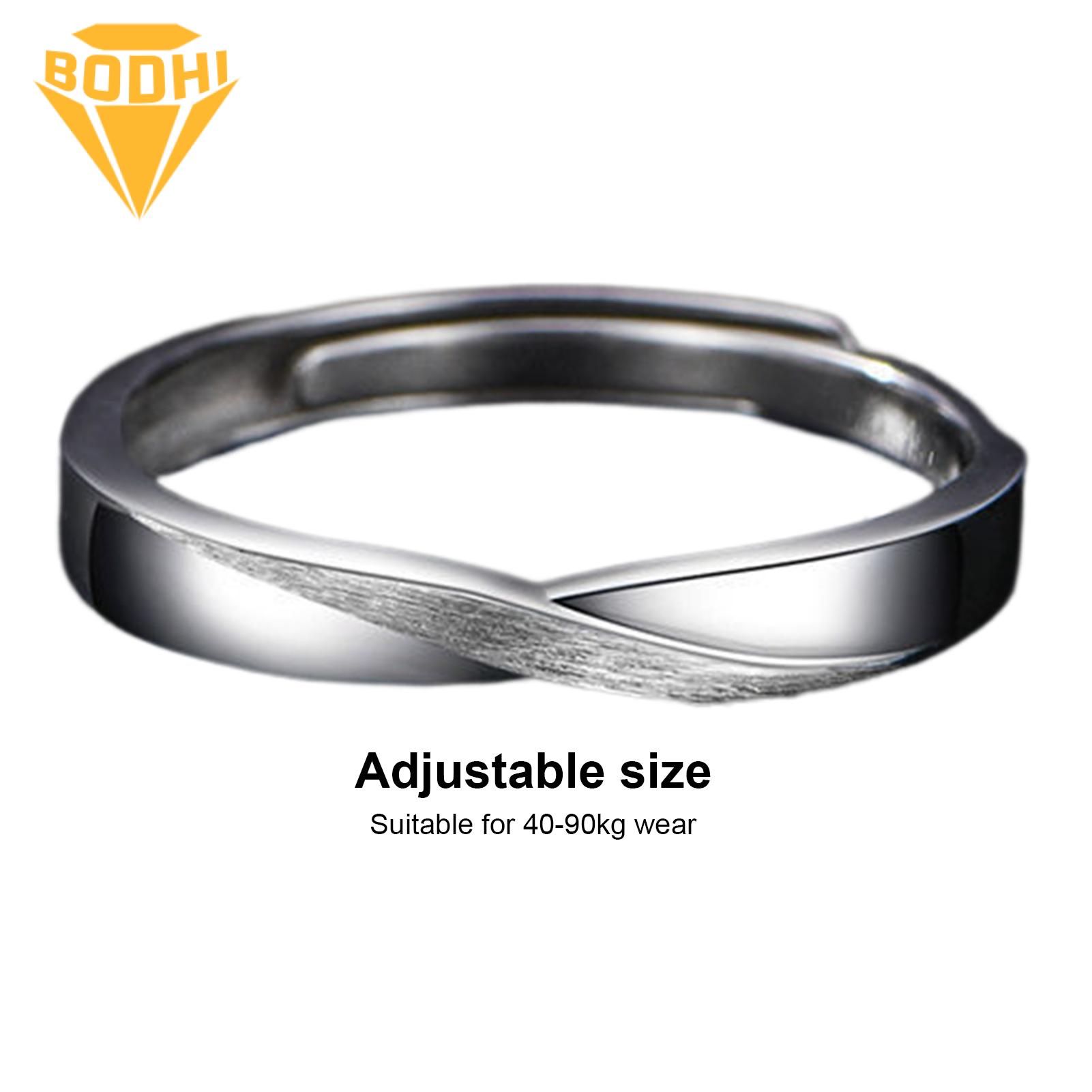 Silver Niche Light Luxury Ring Men's Ring, Simple And Versatile Style. 