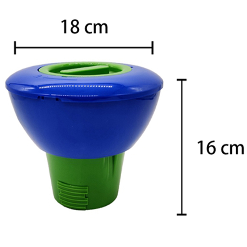 7 Inch Swimming Pool Float Chlorine/Bromine Tablet Dispenser for Pools, Spas, Hot Tubs and Fountains. 