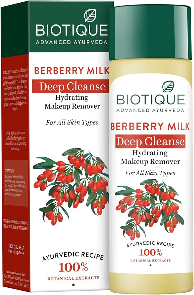 Biotique Berberry Milk Deep Cleanse Hydrating Make Up Remover 120ml