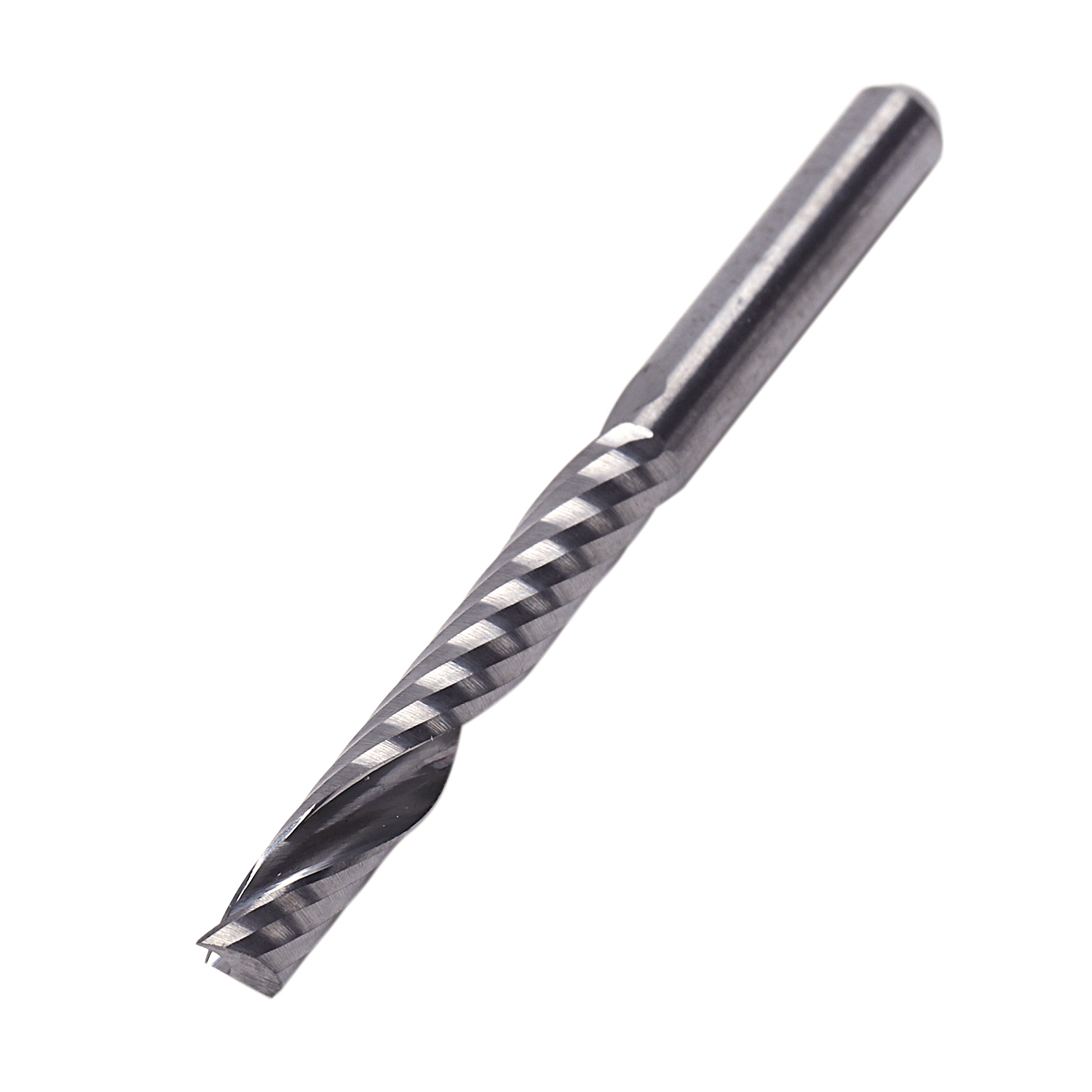 10Pcs Cnc Router Bits 3.175 X 22Mm Single Flute Spiral Carbide. 
