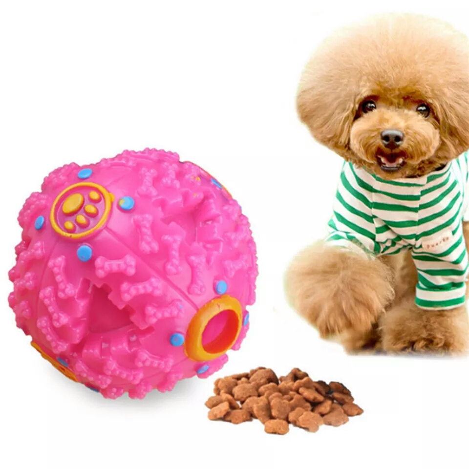 Pet Puppy Fetch Large 14 cm Ball Squeaky Toy Treats and Chews Store Food Dog Supplies Toys. 