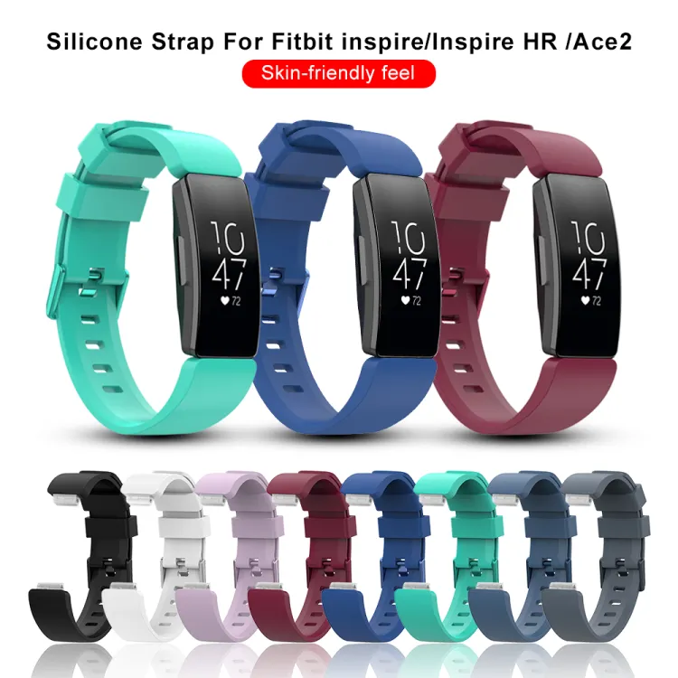 Fitbit inspire hr online silicone bands