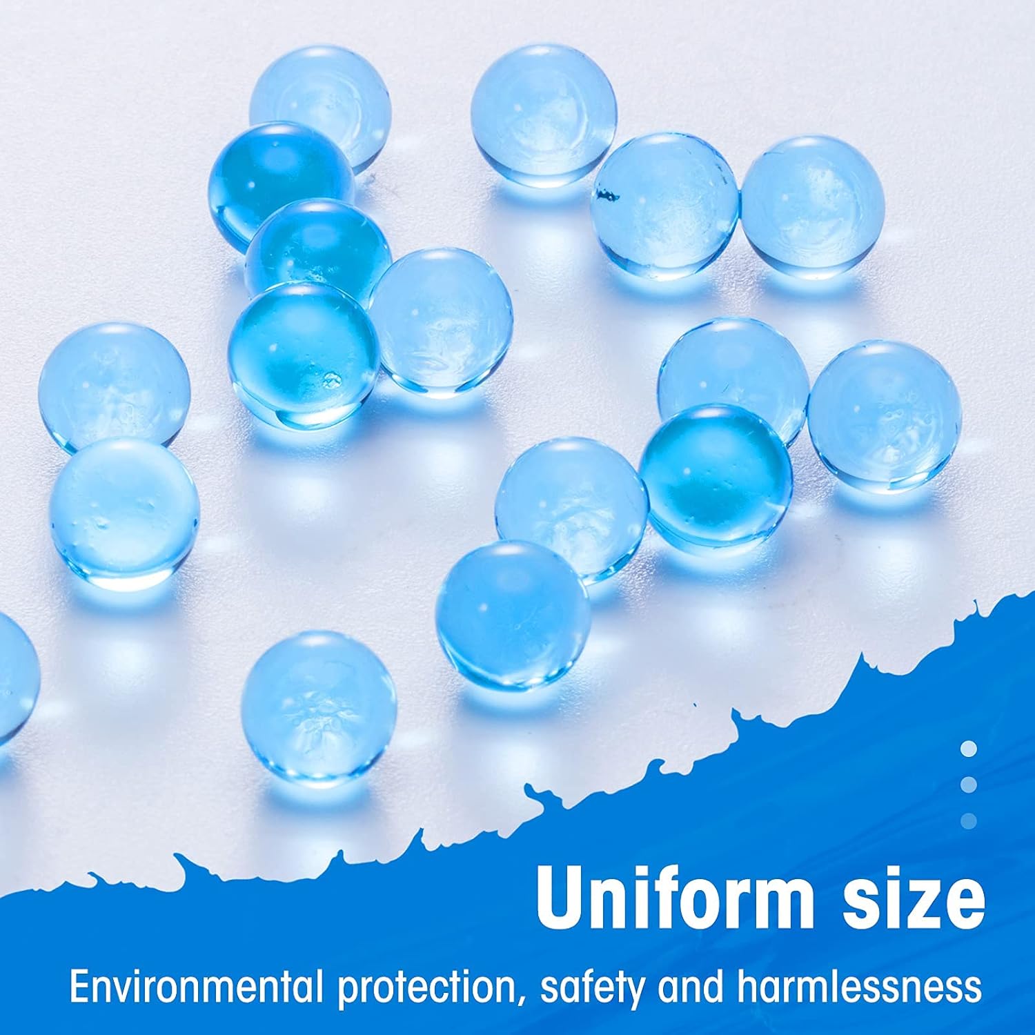 700+ Water Balls Beads Gel Splatter Ball Blaster Bullets Ammo (7-8 mm) - Non Toxic Gel Blaster Gellets Refill Ammo by ZinZen. 