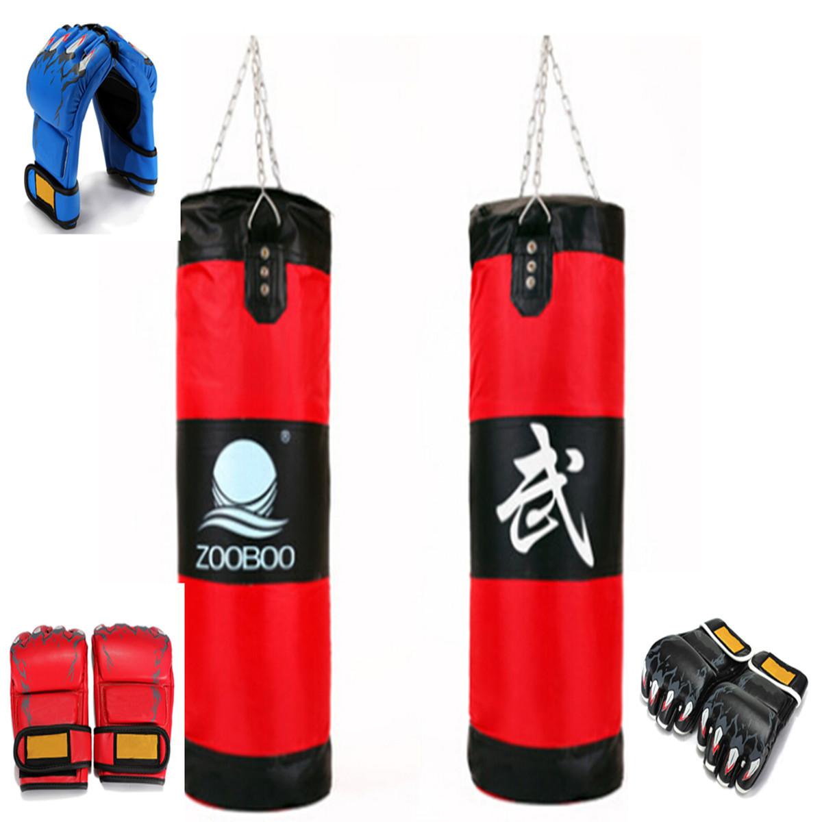 Boxing Bag Children Sandbag /& Gloves Set Junior Training Punching Home Sport