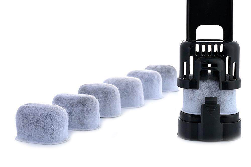 12-Pack Replacement Charcoal Water Filters For Keurig Coffee Machines White. 