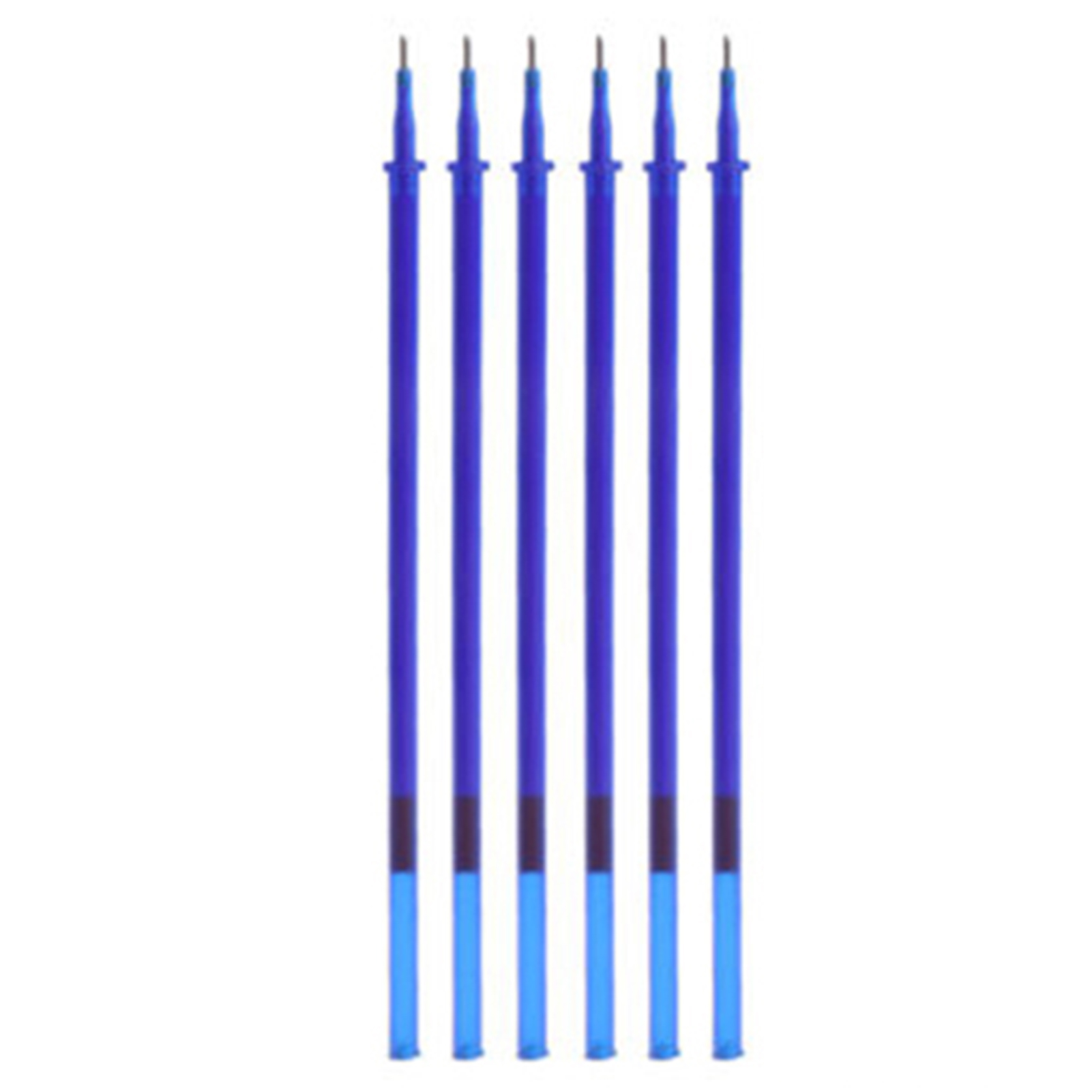 0.5mm Erasable Gel Ink Pen Refill School Office Full Needle Erasable Gel Ink Pen Replacement Blue 100Pcs