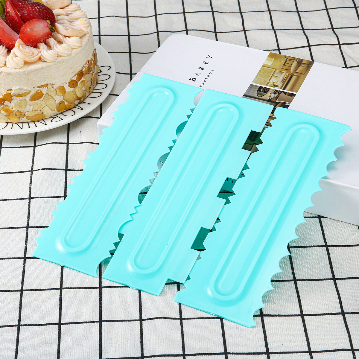 Diy Baking Pastry Tools Cake Decorating Comb Cake Scraper Pastry Handmake Cake 3 Pcs B Buy Online At Best Prices In Srilanka Daraz Lk