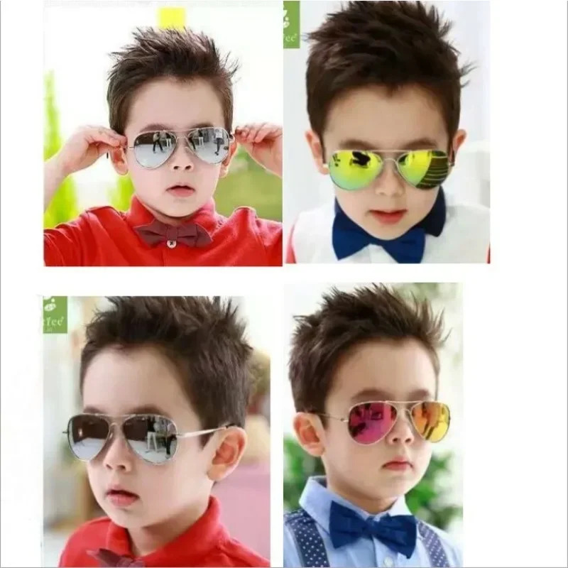 ZEBF-1PC Vintage Kids Sunglasses UV400 Brand Designer New Trend Children Sun Glasses Luxury Shades Baby Boys Girls Eyewear. 