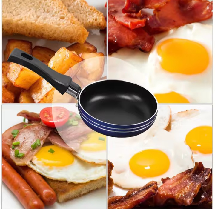 Nonstick Frypan Sauce Pan Tawa Pan Non Stick Frying Pan- 16cm non-stick frying pans easy to use for steak, eggs, pancakes, burgers, breakfast, get it , Egg Master Pancake Maker Cookware Pan Pot with Non Stick. 