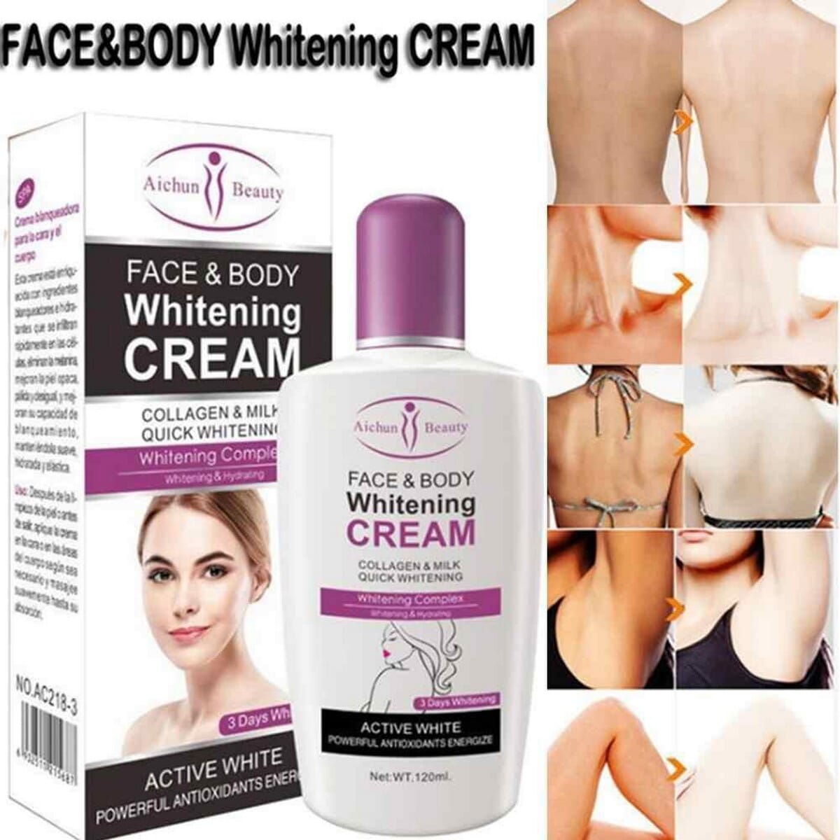 Aichun Beauty Face and Body Cream. 