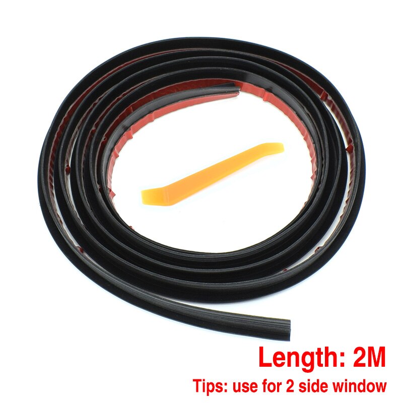 Car Side Window Seal Strip Trim Tool Noise Insulation Auto Door Glass Lift Sealing Strips Edge Rubber Filler V Type Weatherstrip