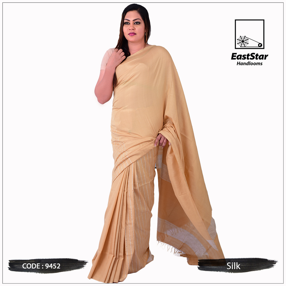 biscuit colour wedding sarees