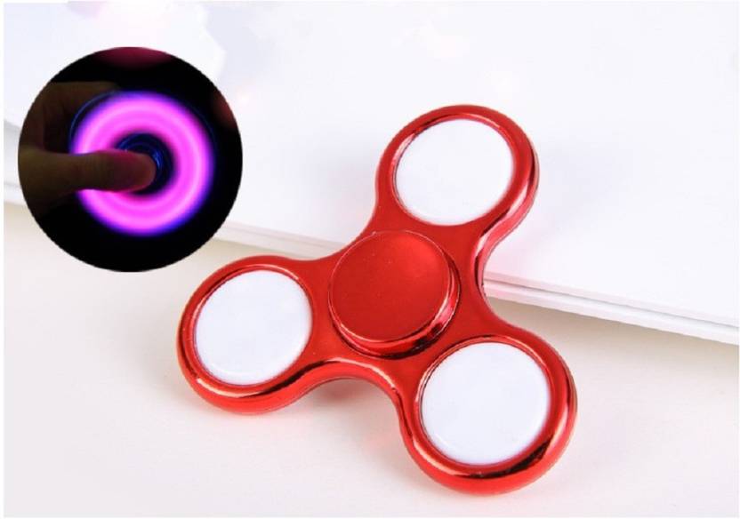 Luminous LED Fidget Spinner Hand Top Spinners Glow in Dark Light EDC Figet Spiner Finger Stress Relief Toys For Kids. 