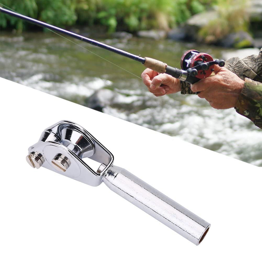 Sea Boat Fishing Trolling FO Stainless Steel Roller Rod Tip Guide 