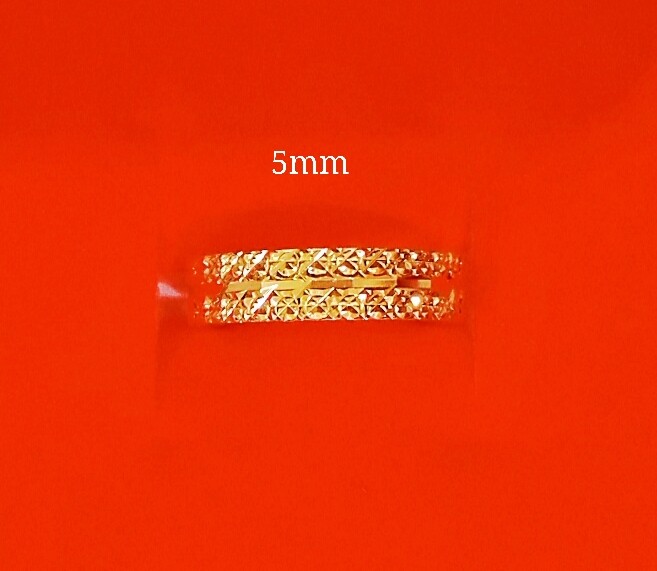 Cincin Rotan EMAS KOREA BANGKOK RING GOLD PLATED FREE COP. 