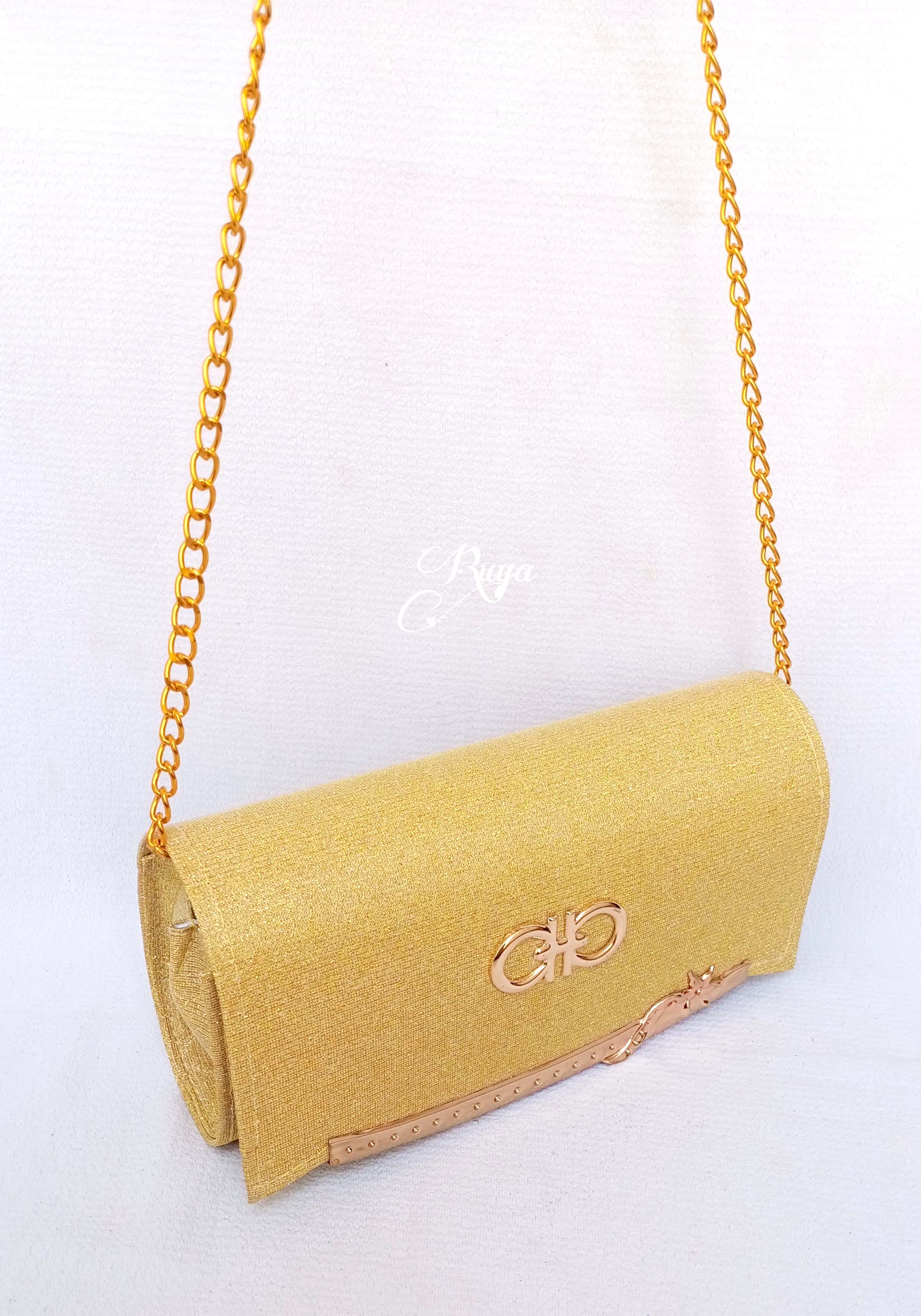 gold formal purses