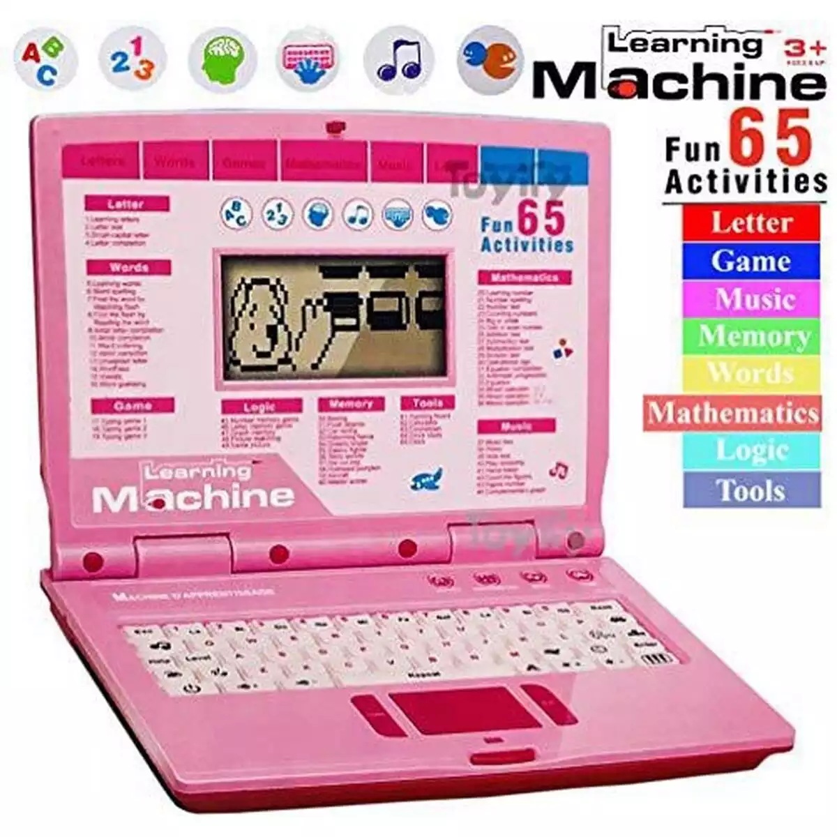 Learning Laptop Learning Machine 65 Learening Activities Toy Educational Toy Laptop For Kids Learning Tab Studying Machine