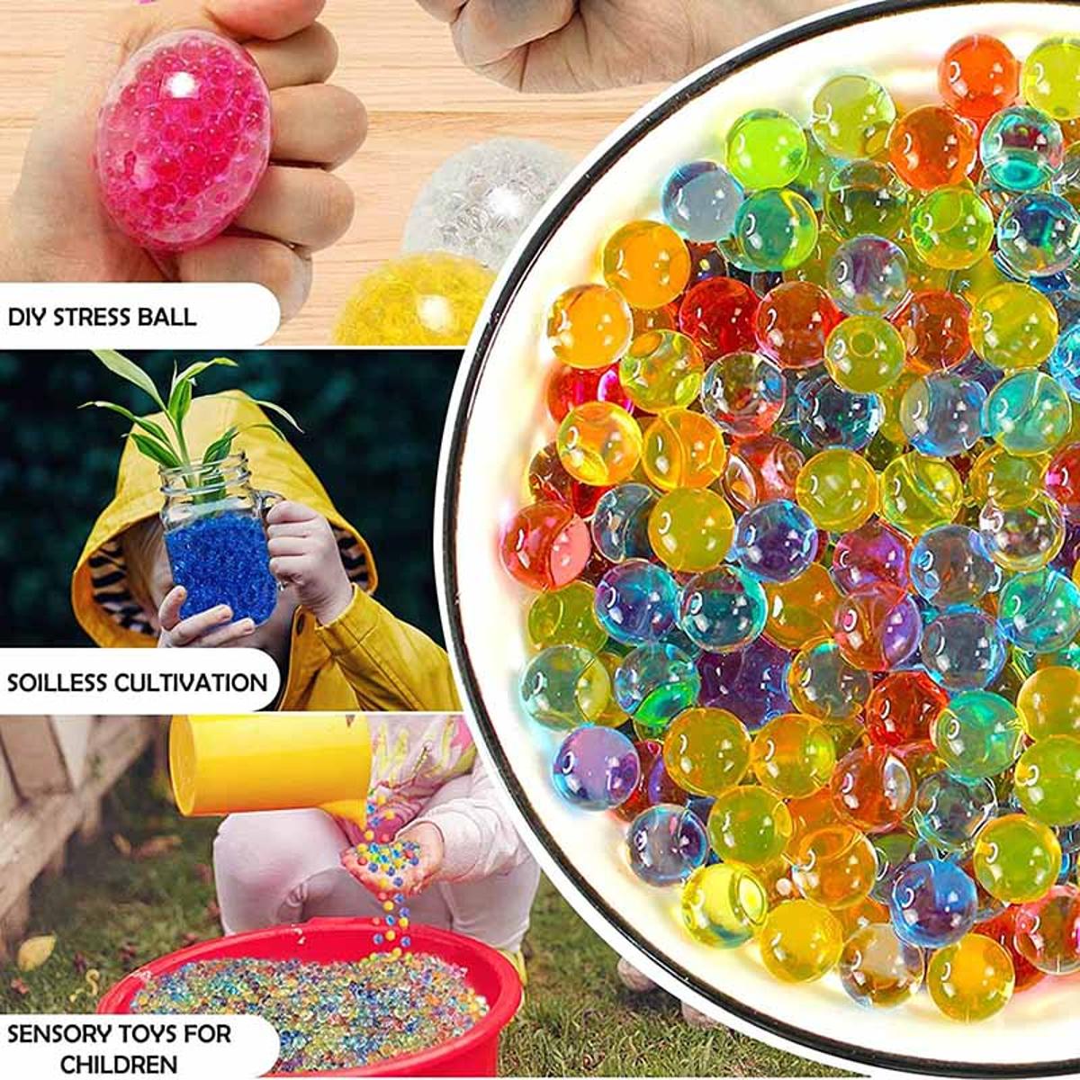 Multicolour Magic Crystal Water Jelly Balls/Orbeez Balls used for Decoration/Toy Gun/Plant
