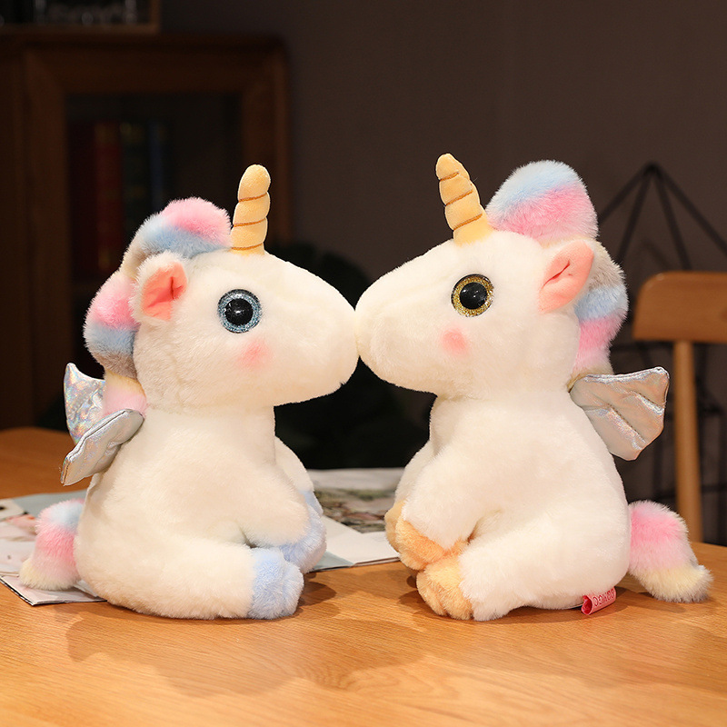 Migeet Unicorn doll plush toys cute rainbow pony doll