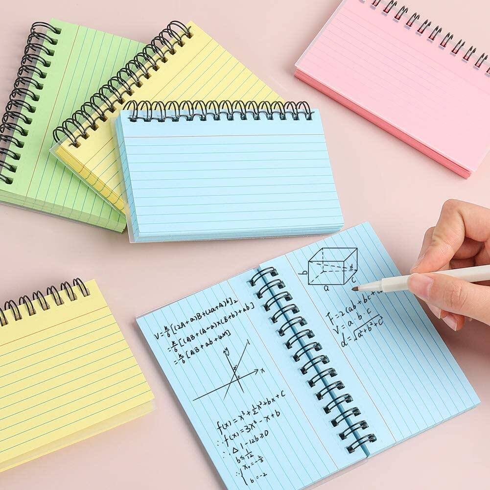 【ZOSR】To Do List Small Group Classroom Supplies Index Cards With Ring Note Cards Colored Index Cards 3x5 Index Cards. 