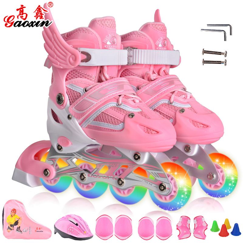 the Skating Shoes Children's Full Set3Years Old4Men's5Girls6Girls7Princess8Pink10Roller Skating12Roller Skating Beginner. 