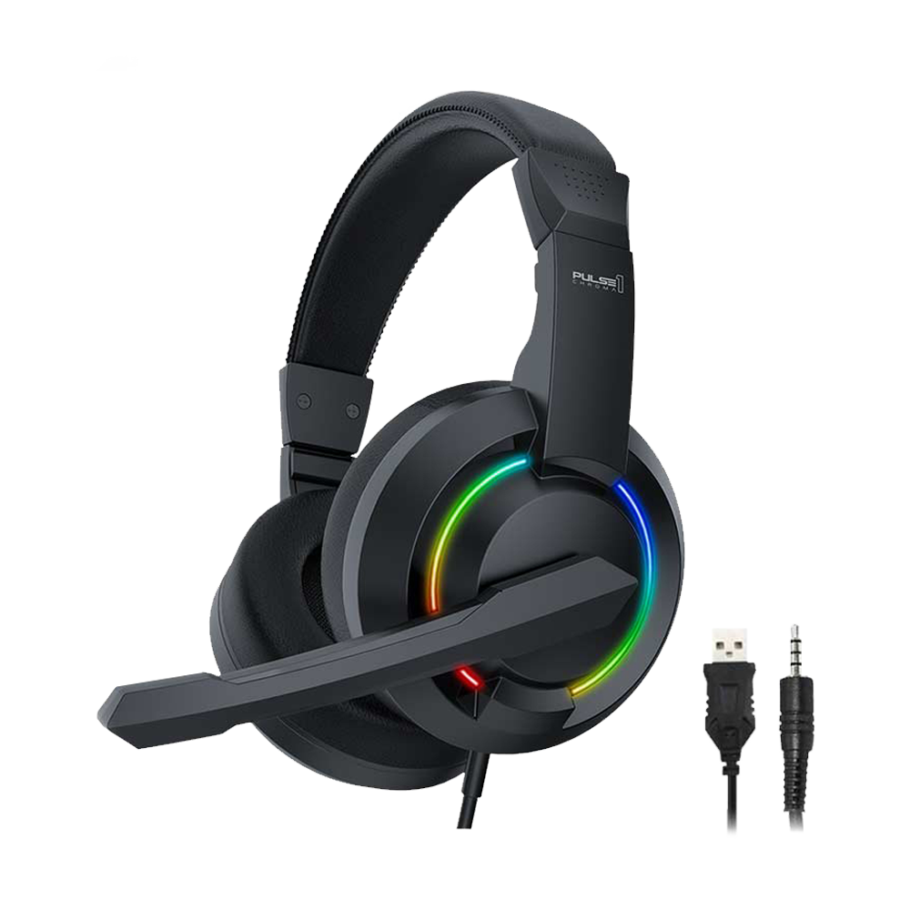 ARMAGGEDDON PULSE 1 CHROMA GAMING STEREO WIRED HEADPHONE WITH MIC | MOBILE GAMING