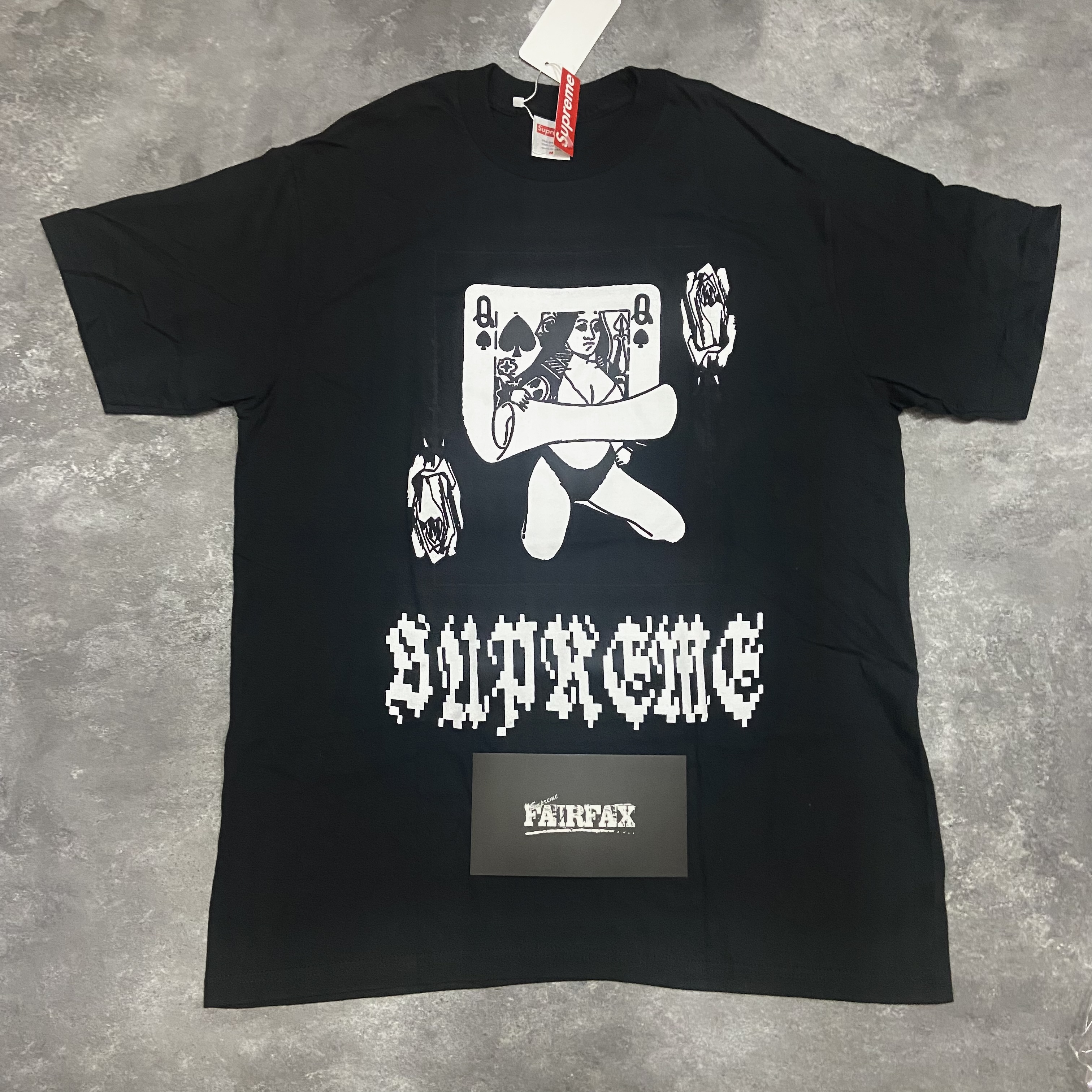 American Supreme 19FW Queen Tee Card 