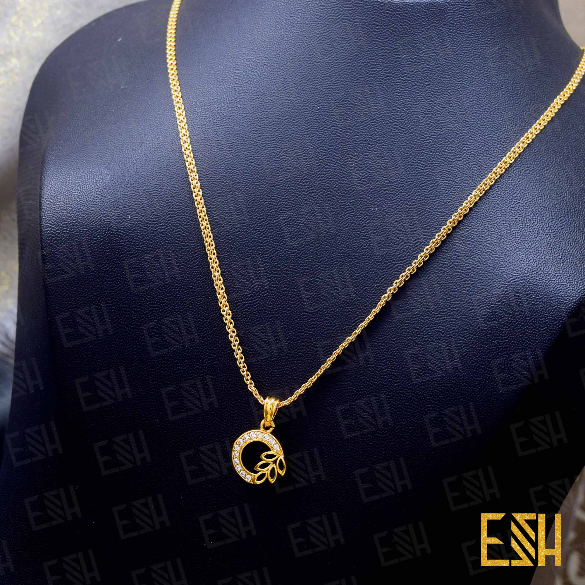 ESH Gold plated Guaranteed Stylish 02mm Bismark Chain Beautiful