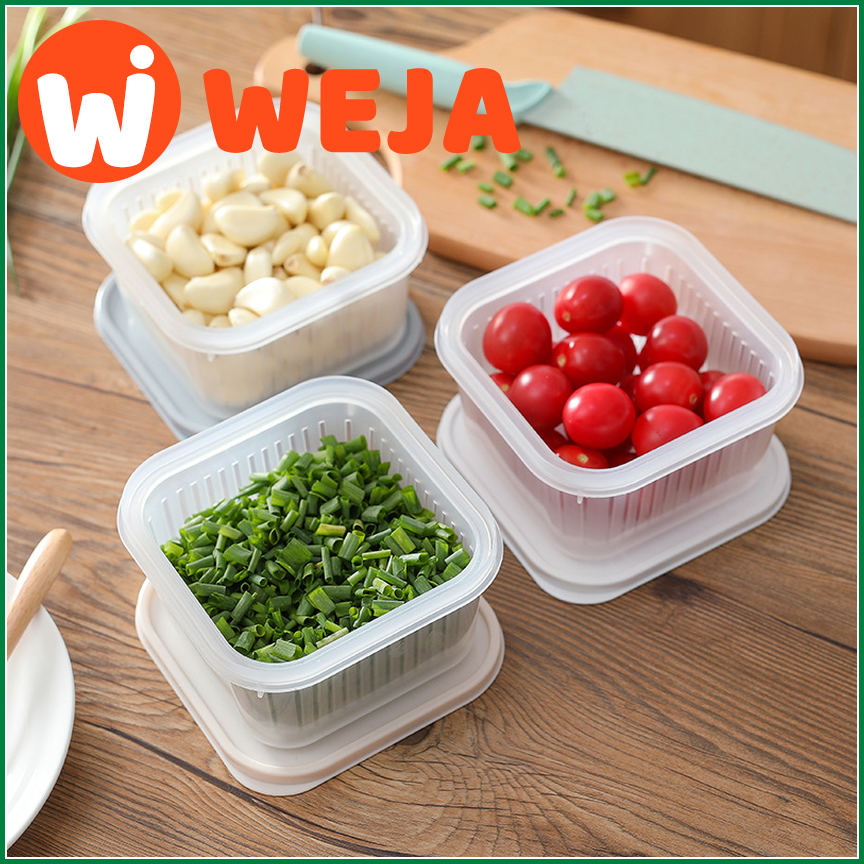 〠WEJA】Green onion ginger slices garlic fresh-keeping box ...