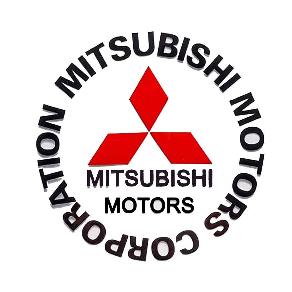 【Miga Plaza】RALLIART Logo Sticker PU 3D Car Side Rear Emblem Badge Sticker Decal for Mitsubishi Whole SET. 