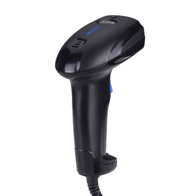 2D Handheld Wired Barcode Scanner 1D & 2D QR Code & Barcode Reader YHD 1100D. 