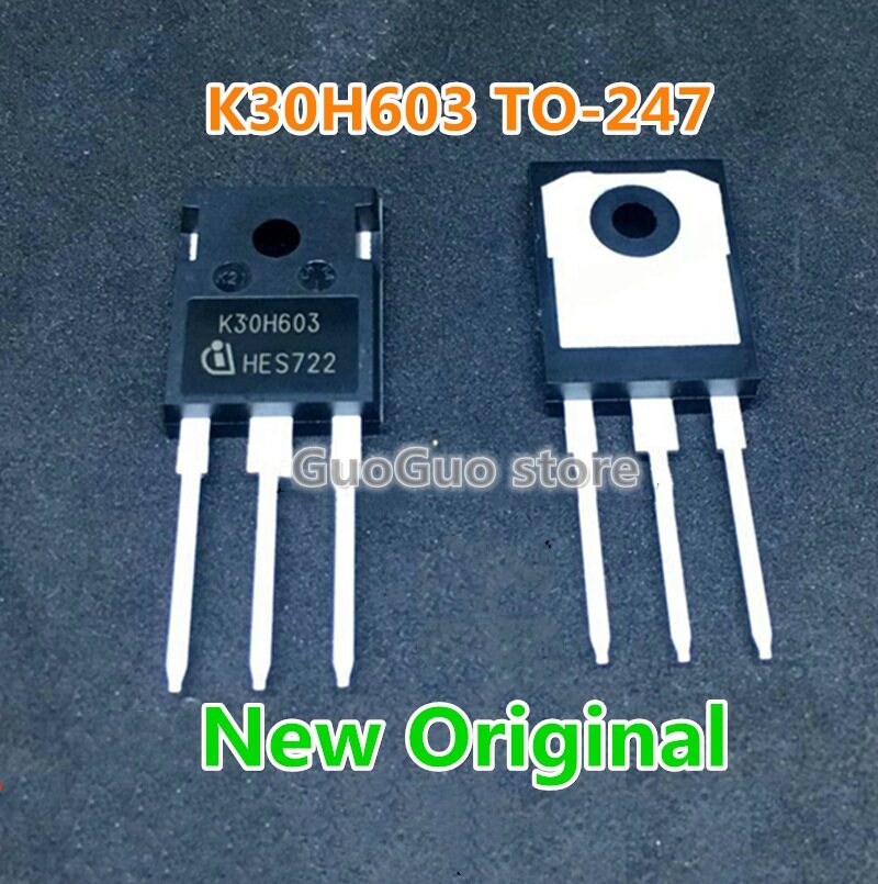 【FOOT SOFA】2pcs Original K30H603 TO-247 IKW30N60H3 TO247 30H603 IKW30N60 30N60H3 600V/30A IGBT Transistor New Original