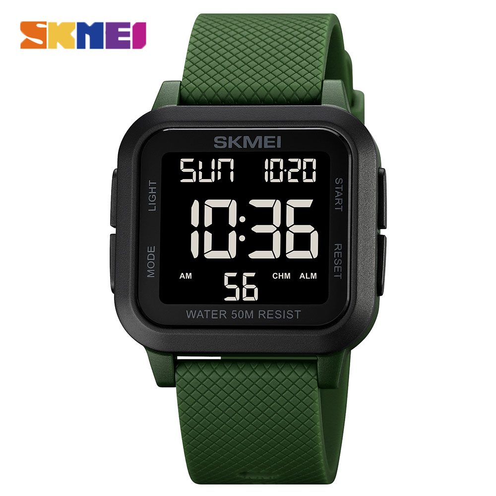 SKMEI Men's Sports Electronic Watch Waterproof LED Luminous Men's Watch 1894. 