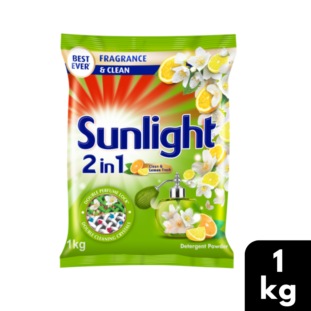 Sunlight Clean & Lemon Fresh Washing Powder 1 kg