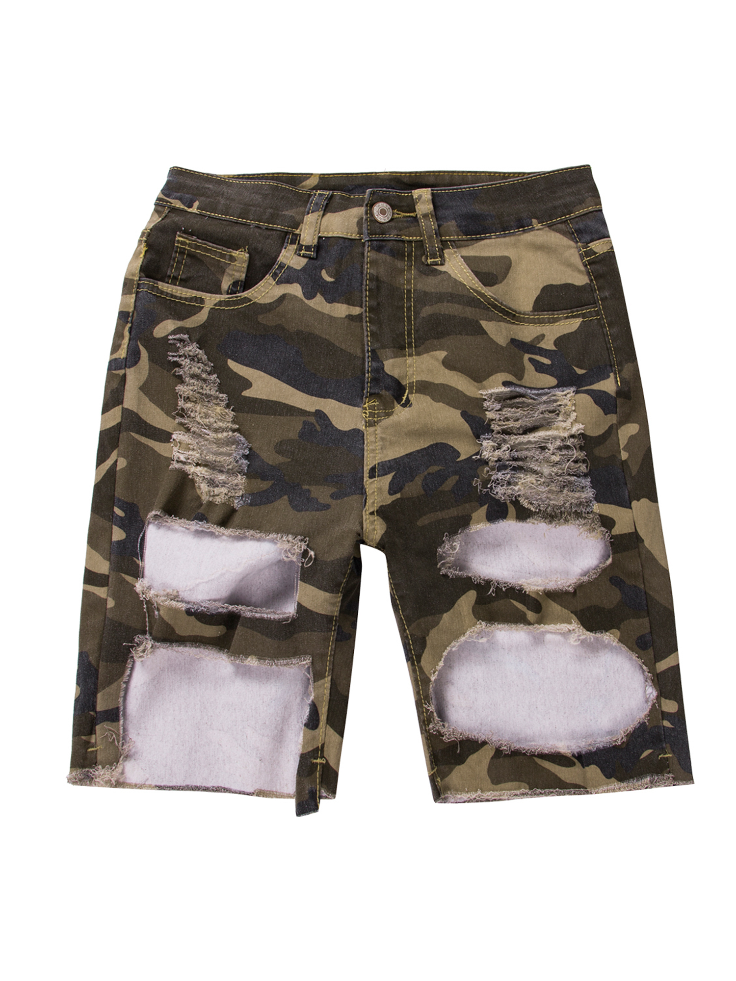 denim biker shorts women's