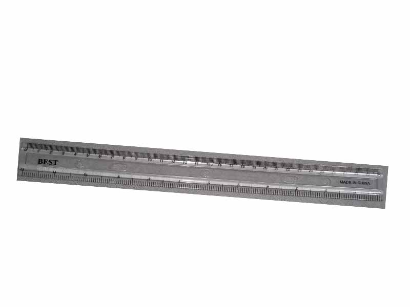 Best Stationary Transparent Plastic Foot Ruler - 6 Inch (1/2 Foot) or 12 Inch (1 Foot). 