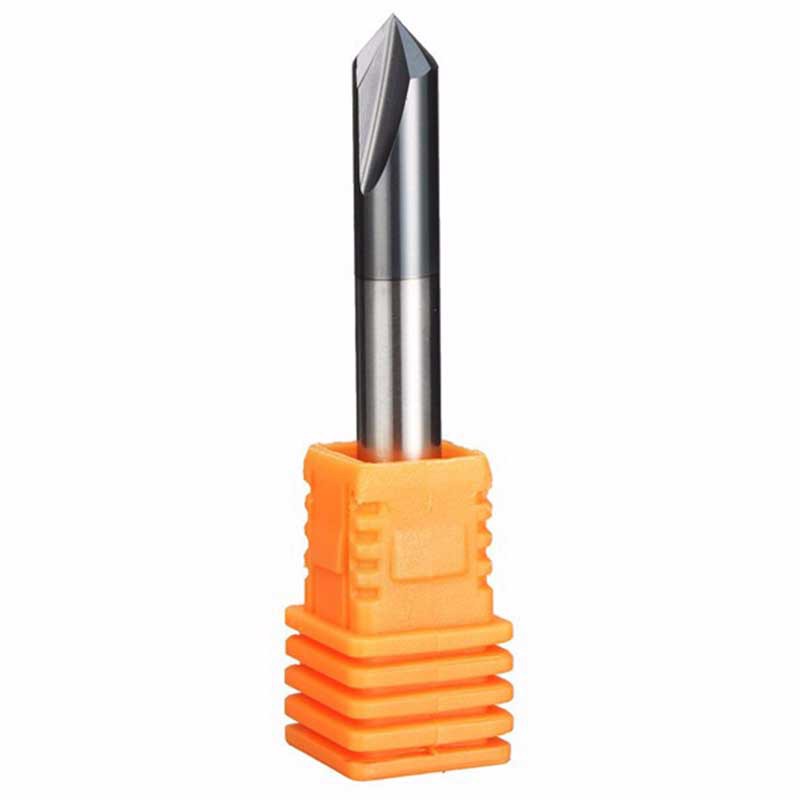 bbyes 6mm Chamfer End Mill 90 Degree Cutter Router Bit Tool 2 Flutes HRC45 Carbide. 
