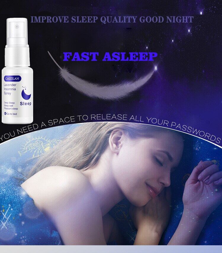 New20ml Deep Sleep Pillow Spray Chloroform Lavender Essential Oil Sleep Mist Spray for Sleeping 8 Hours. 