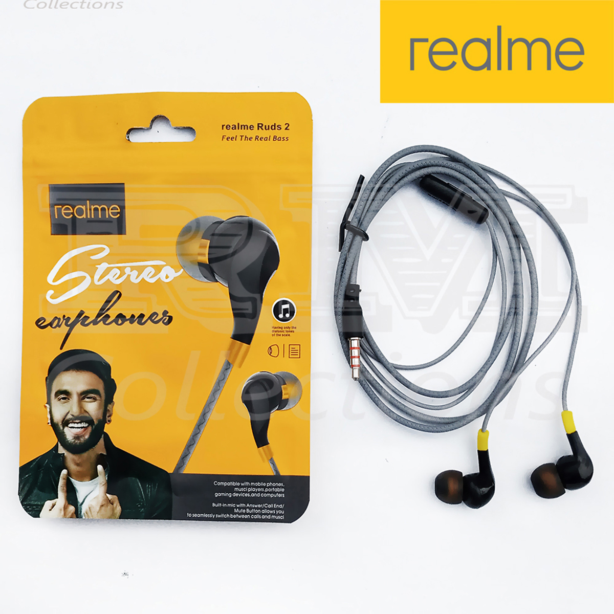 Stereo Buds 2 Feel The Real Bass Earphone Handfree Headset. 